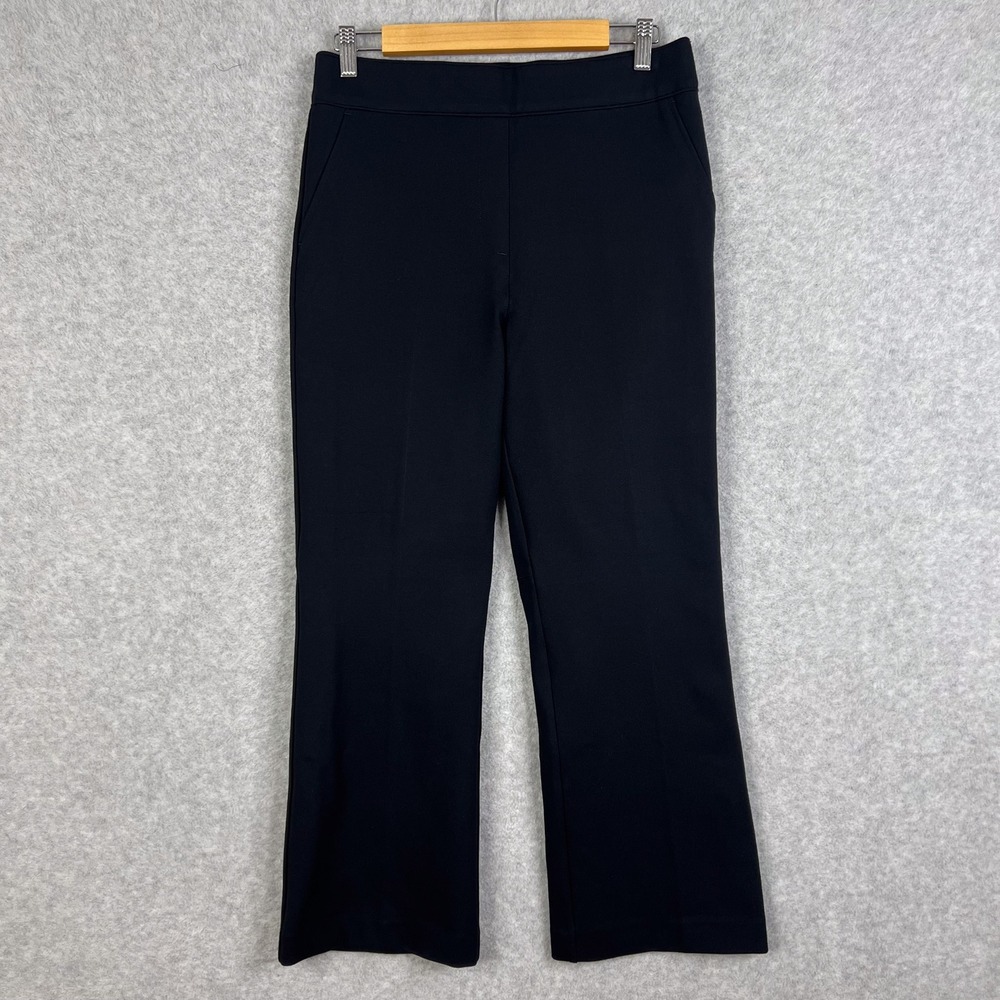 Spanx Black PerfectFit Ponte Kick Flare High Waisted Dress Pants Sz Large 20386R